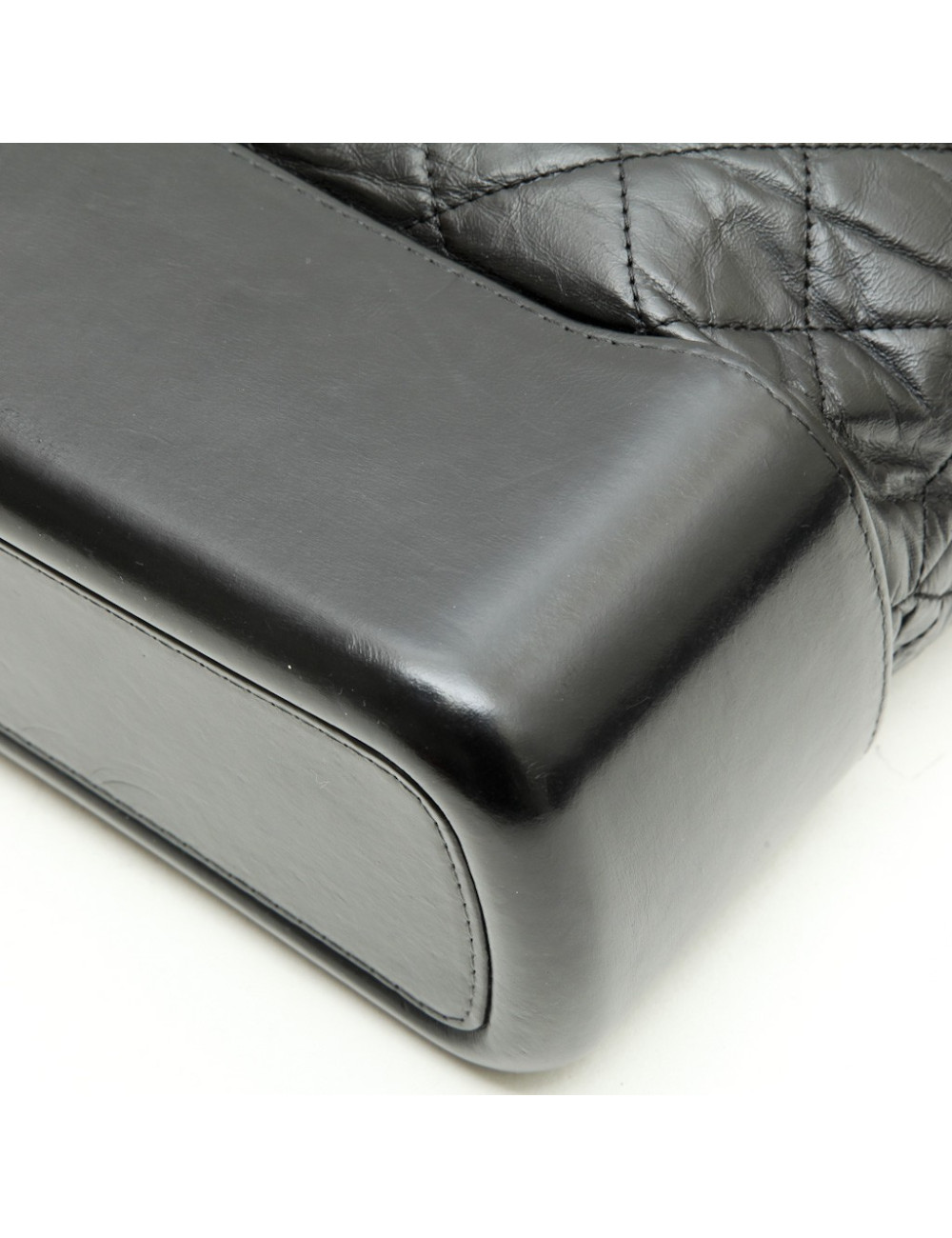 CHANEL bag 'Gabrielle Hobo' in aged black quilted leather