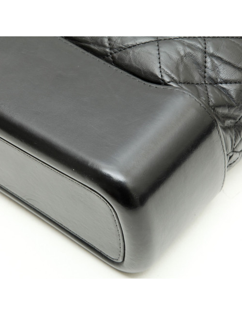 CHANEL bag 'Gabrielle Hobo' in aged black quilted leather