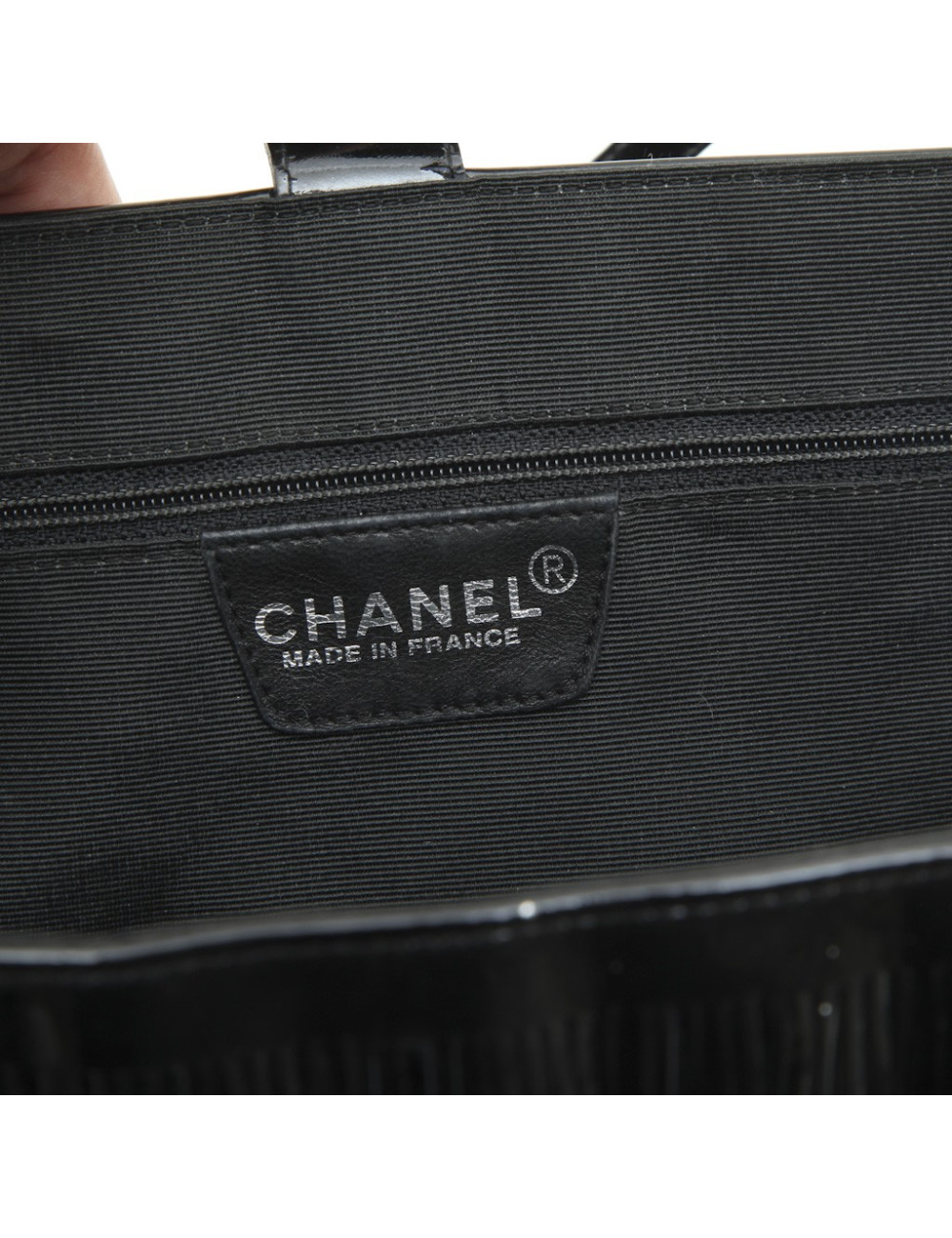 CHANEL bag with fringes in multicolored fabric