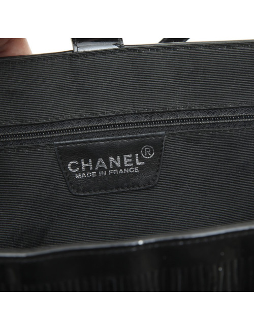 Sac CHANEL à franges toile matelassée