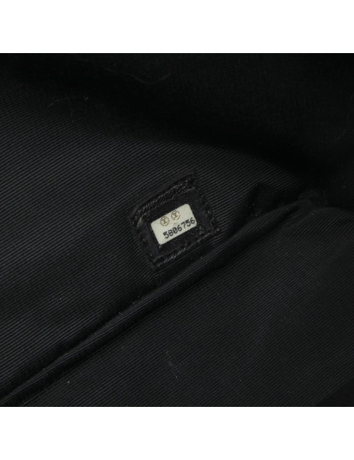 Sac CHANEL à franges toile matelassée