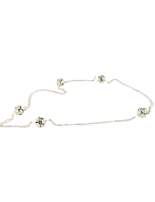 Parure MAGUERITE DE VALOIS en métal argenté