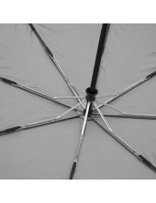  CHANEL umbrella with CC logo in beige and black fabric