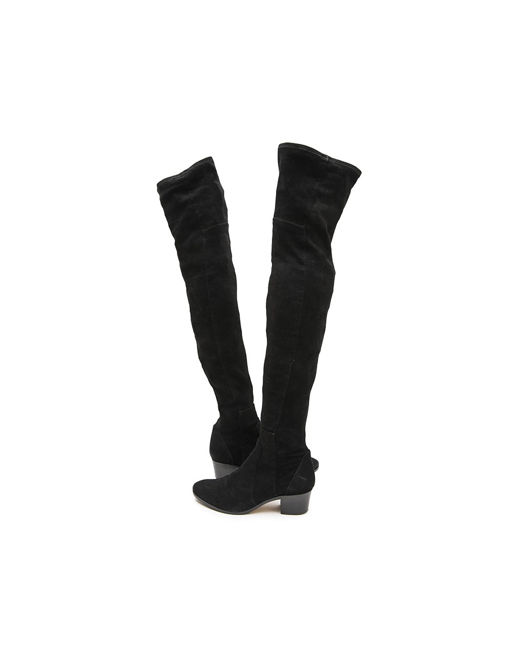 Bottes cuisardes CHANEL T 38.5 noires