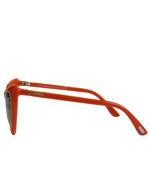 Lunettes de soleil TOM FORD modèle Anastasia en plastique orange