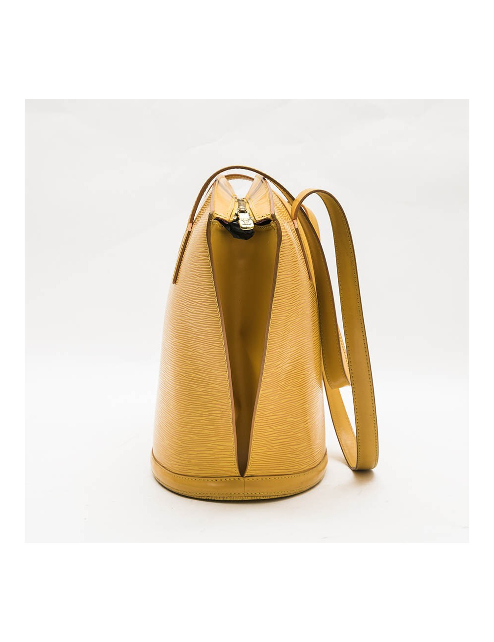 LOUIS VUITTON vintage bag in yellow épi leather