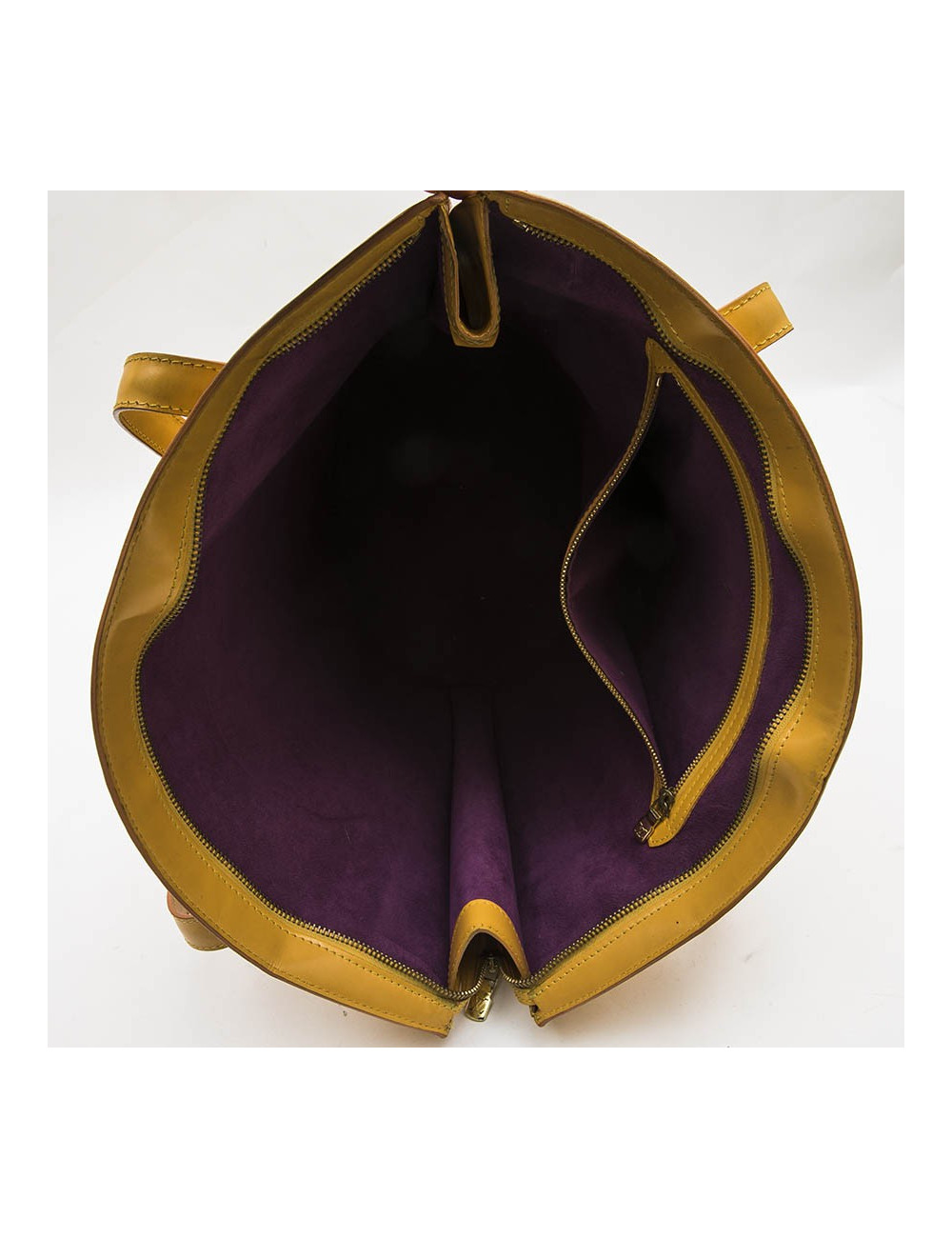 LOUIS VUITTON vintage bag in yellow épi leather