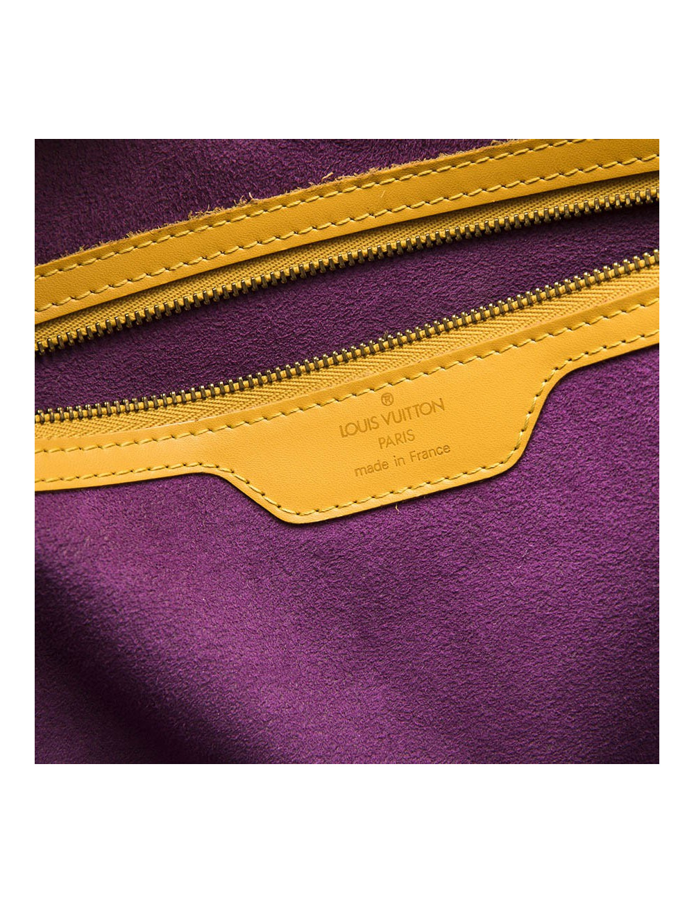 Sac LOUIS VUITTON cuir épi jaune