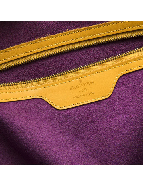 Sac LOUIS VUITTON cuir épi jaune
