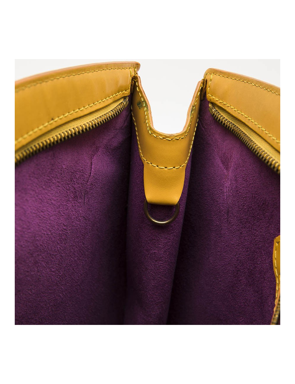 Sac LOUIS VUITTON cuir épi jaune