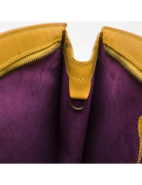 Sac LOUIS VUITTON cuir épi jaune