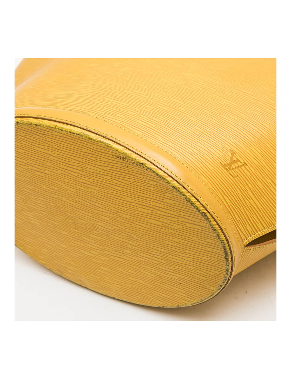 LOUIS VUITTON vintage bag in yellow épi leather