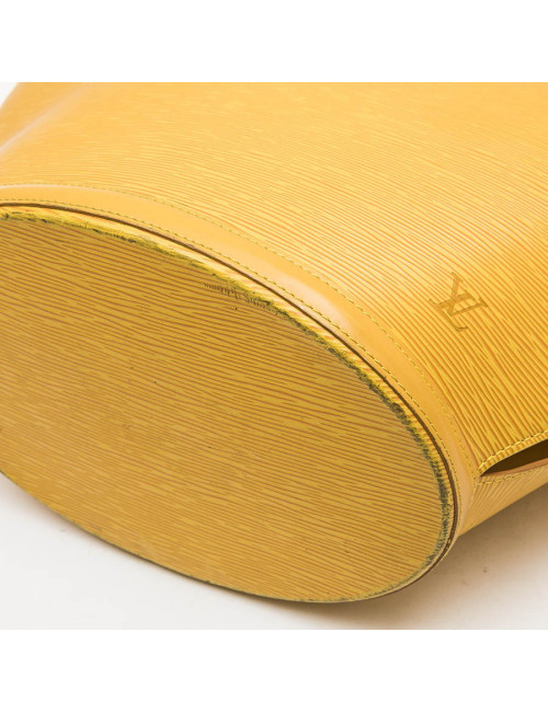 LOUIS VUITTON vintage bag in yellow épi leather