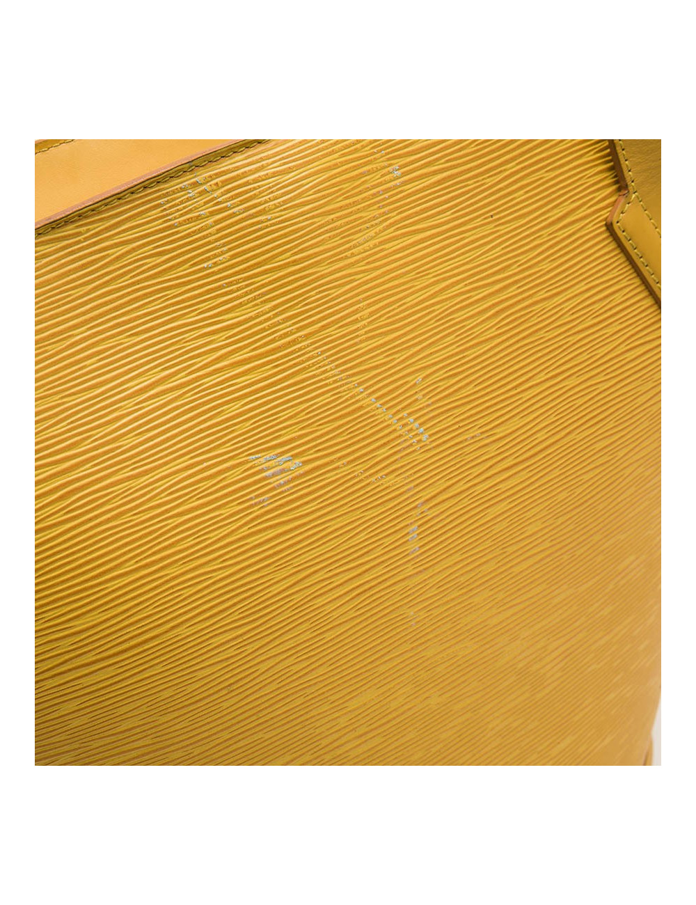 Sac LOUIS VUITTON cuir épi jaune