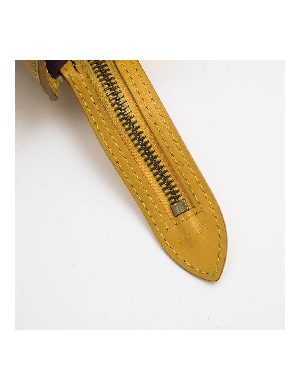 Sac LOUIS VUITTON cuir épi jaune