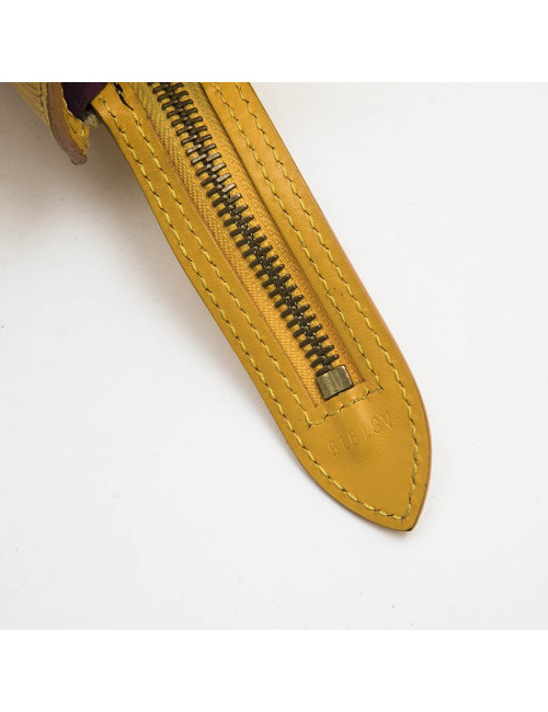 LOUIS VUITTON vintage bag in yellow épi leather