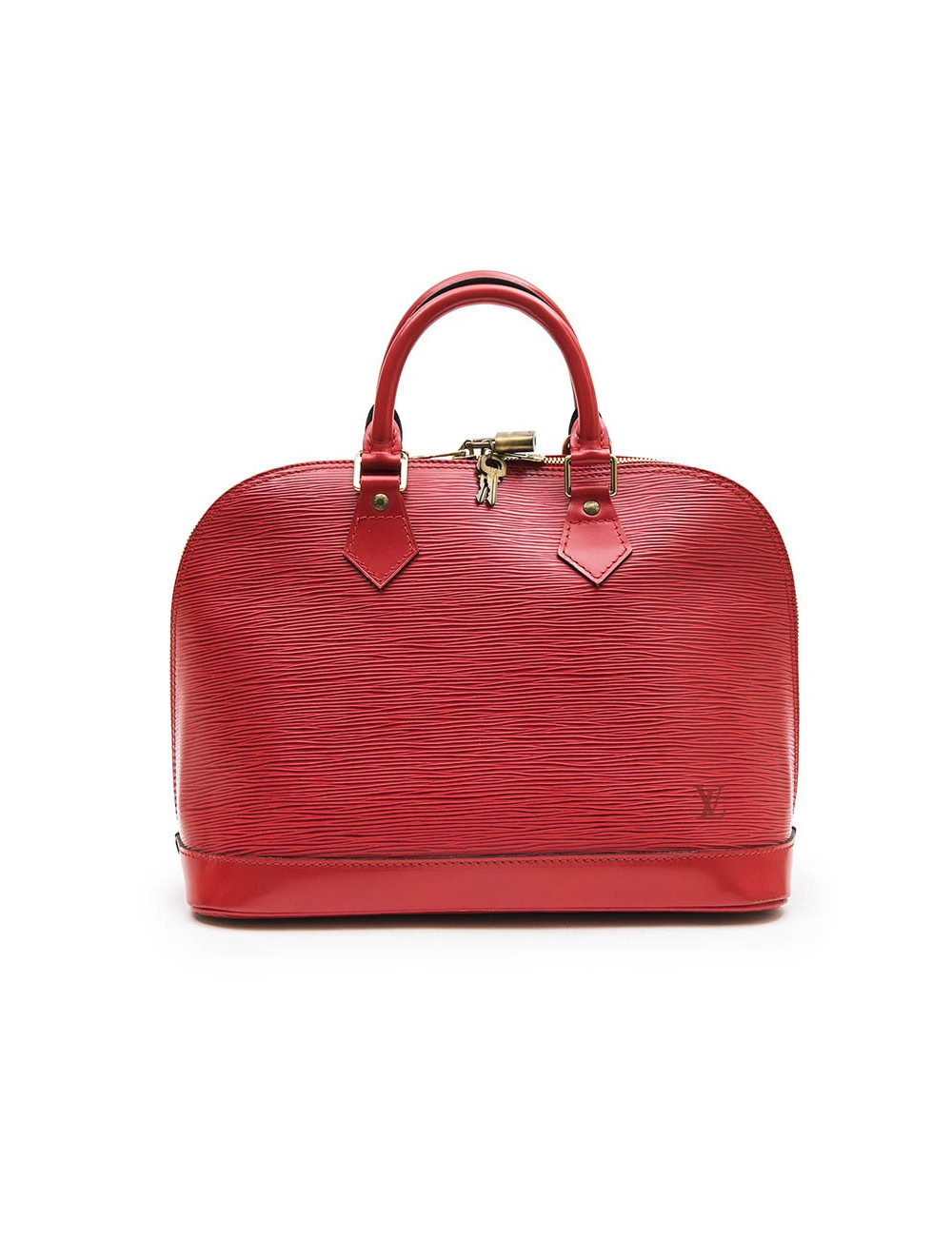 Sac Alma LOUIS VUITTON MM cuir épi rouge