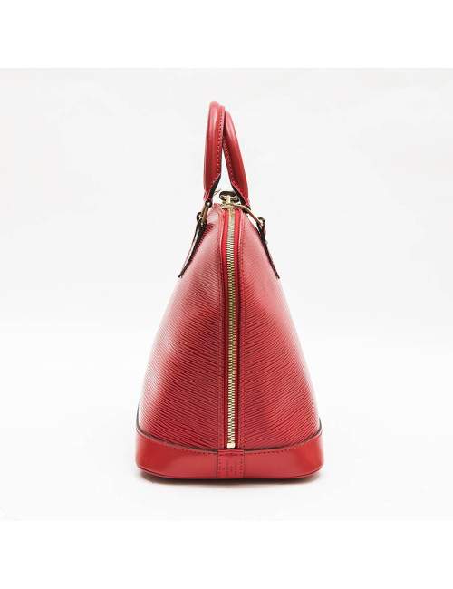 Sac Alma LOUIS VUITTON MM cuir épi rouge