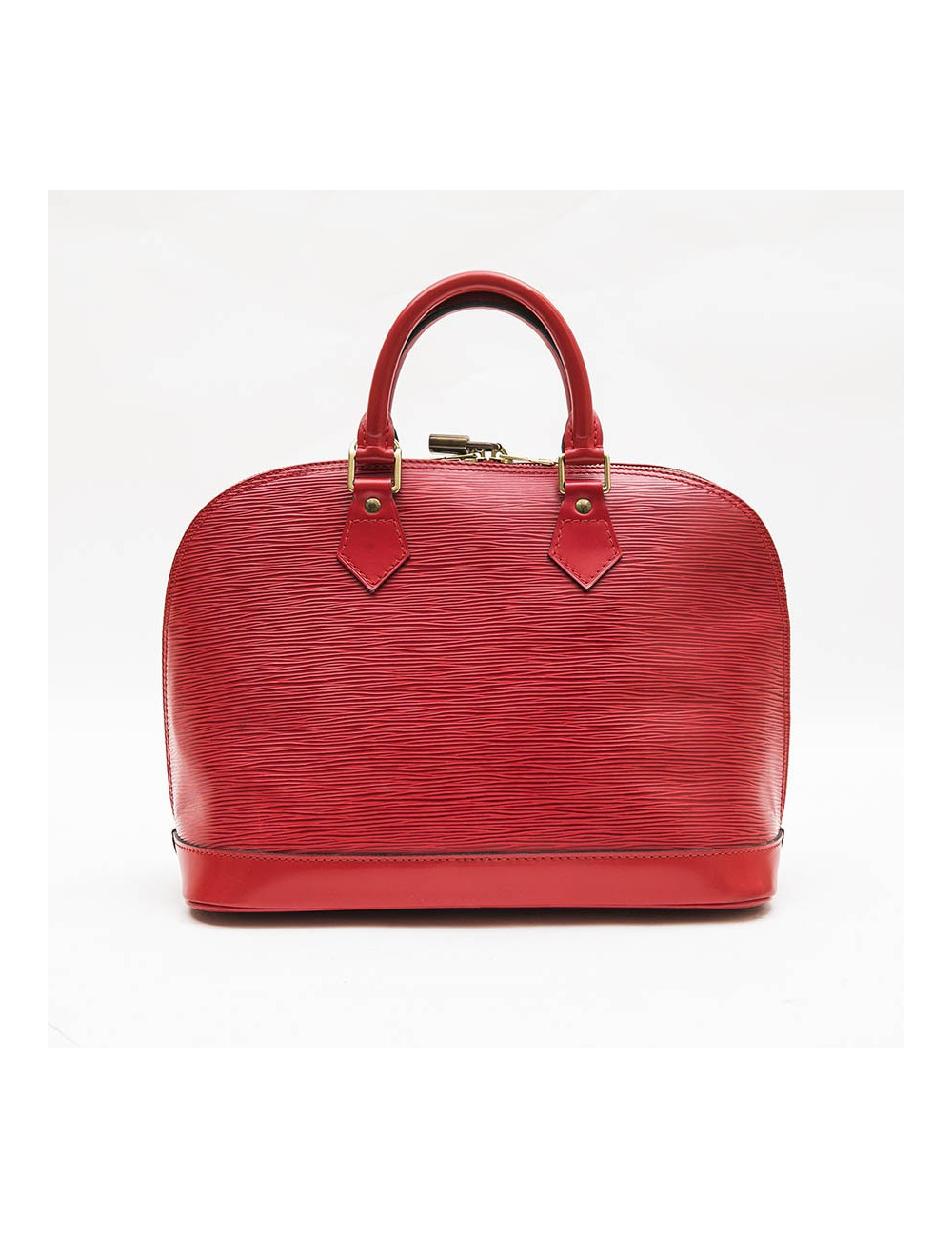 Sac Alma LOUIS VUITTON MM cuir épi rouge