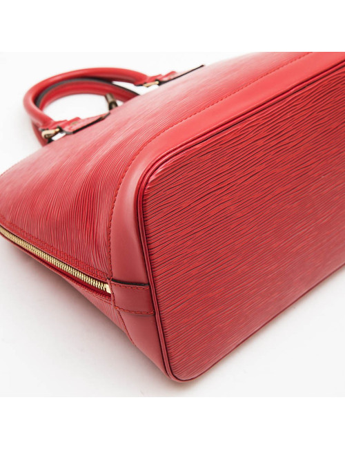 Sac Alma LOUIS VUITTON MM cuir épi rouge