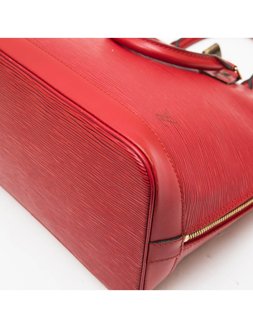 Sac Alma LOUIS VUITTON MM cuir épi rouge