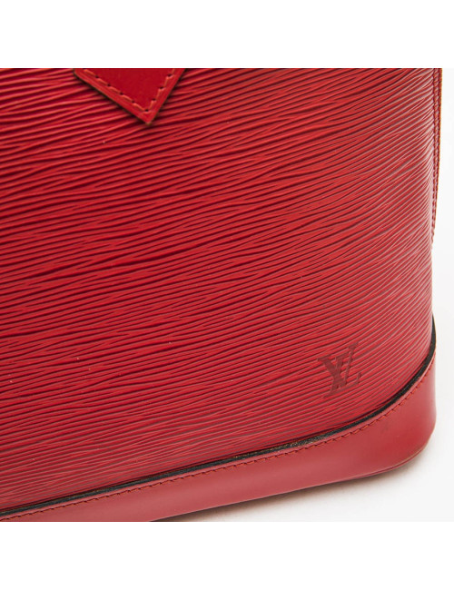 Sac Alma LOUIS VUITTON MM cuir épi rouge
