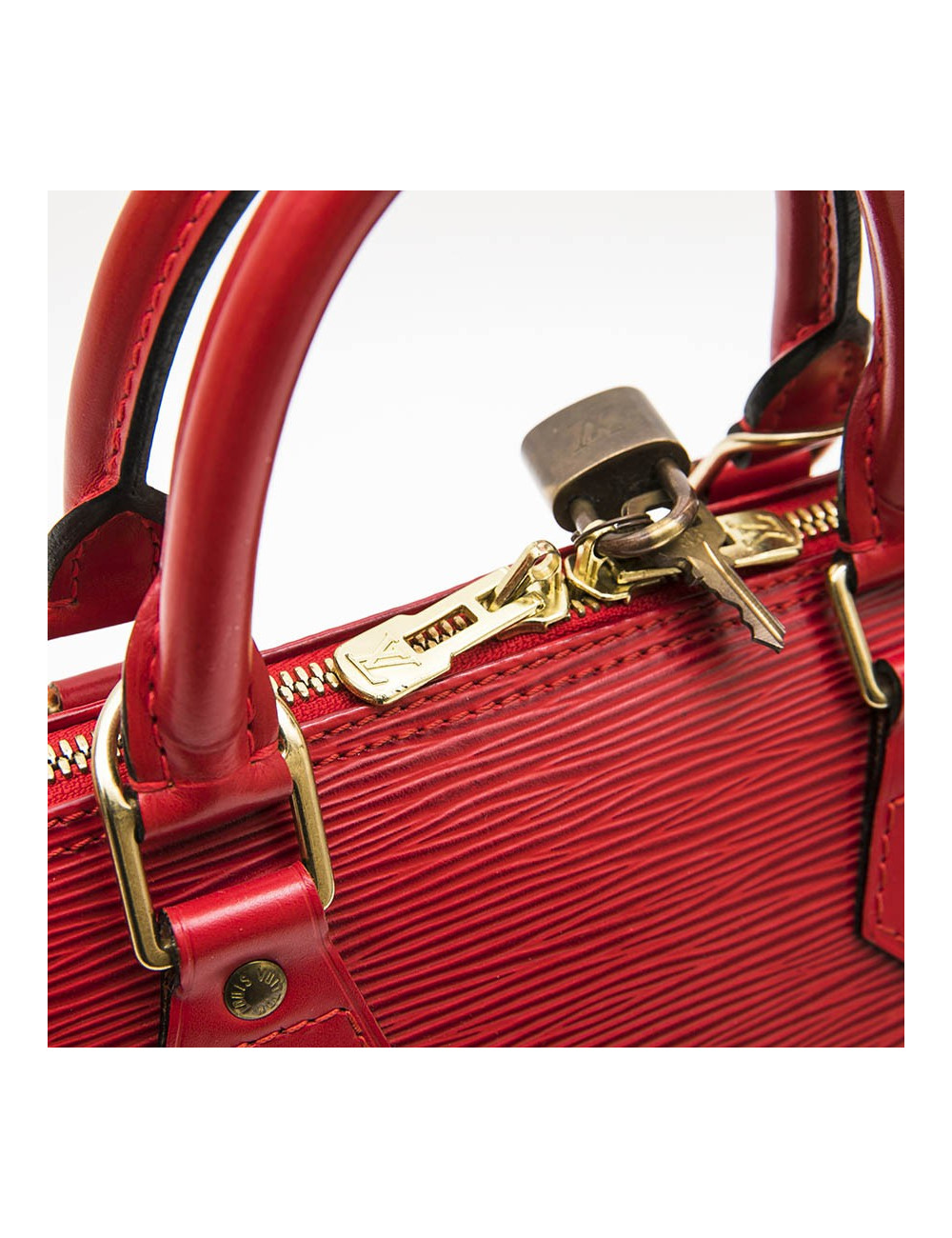 Sac Alma LOUIS VUITTON MM cuir épi rouge