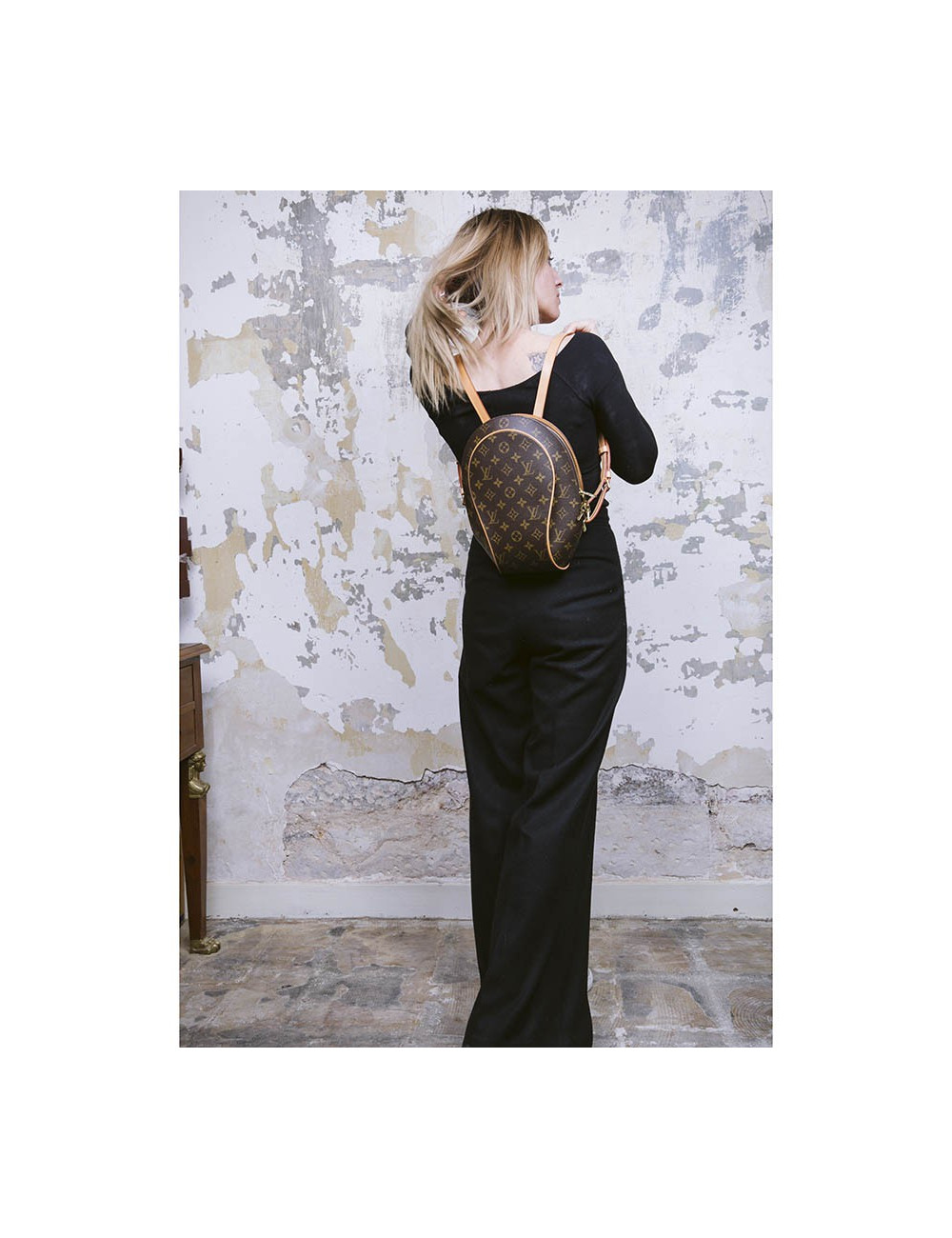 LOUIS VUITTON backpack in brown monogram canvas