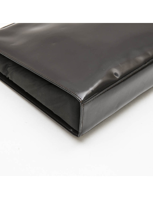 CHRISTIAN DIOR Lady D bag in brown patent leather