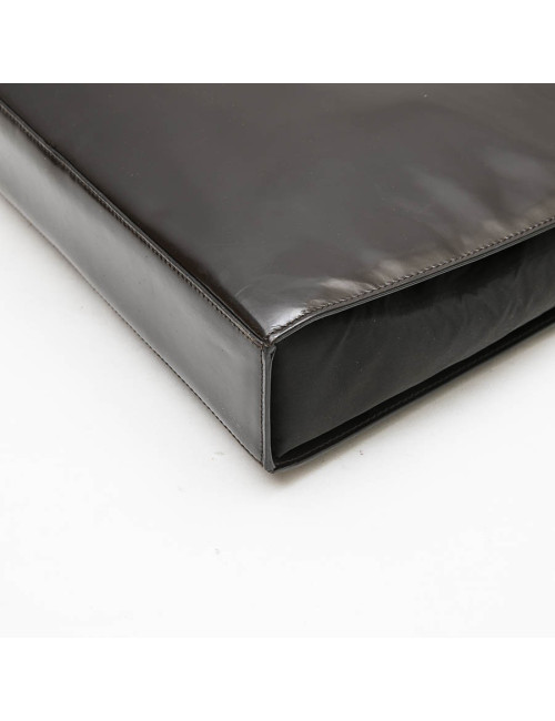 CHRISTIAN DIOR Lady D bag in brown patent leather