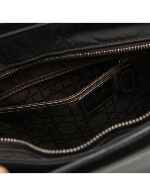 CHRISTIAN DIOR Lady D bag in brown patent leather