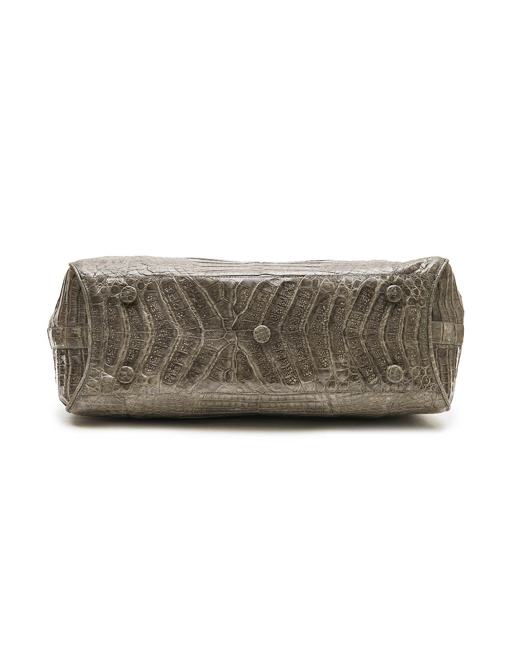 NANCY GONSALEZ bag in gray crocodile