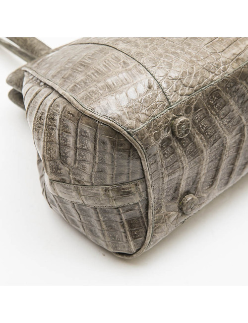  NANCY GONSALEZ bag in gray crocodile