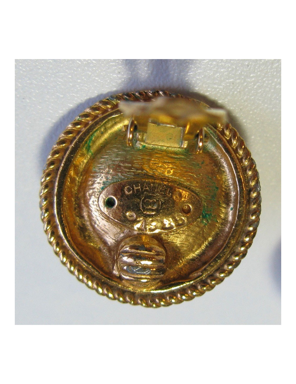 Boucles d'oreille clips CHANEL Couture