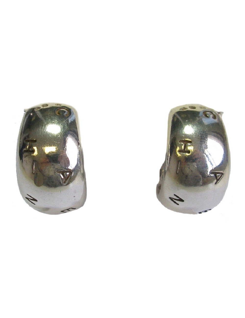 CHANEL Clip-on earrings in sterling silver