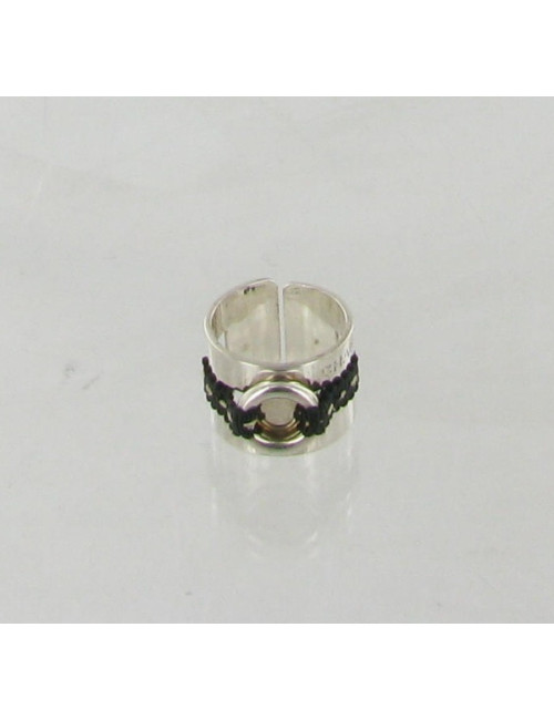 Massive silver ring CHANEL