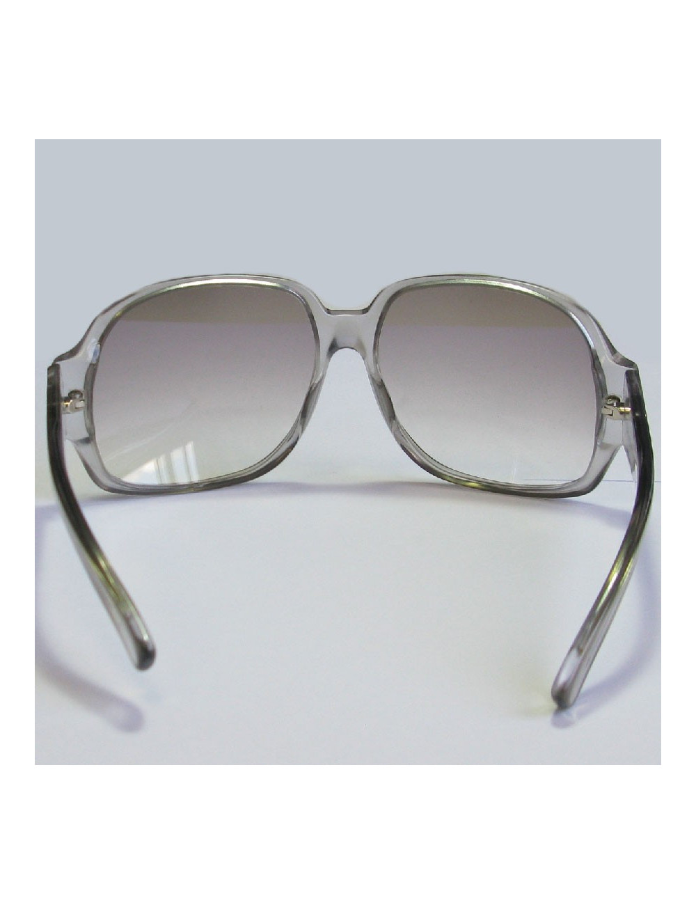 Lunettes de soleil GUCCI plastique gris clair