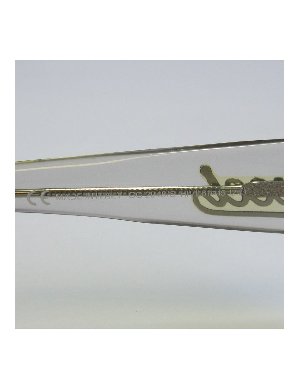 Lunettes de soleil GUCCI en plastique gris clair