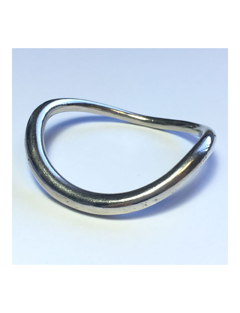 CHANEL creoles clip-on earrings in sterling silver 925 Ag