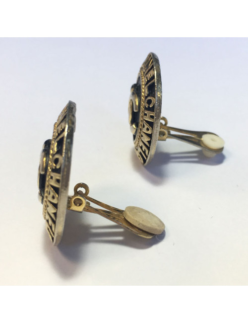 Boucles d'oreilles clips CHANEL vintage