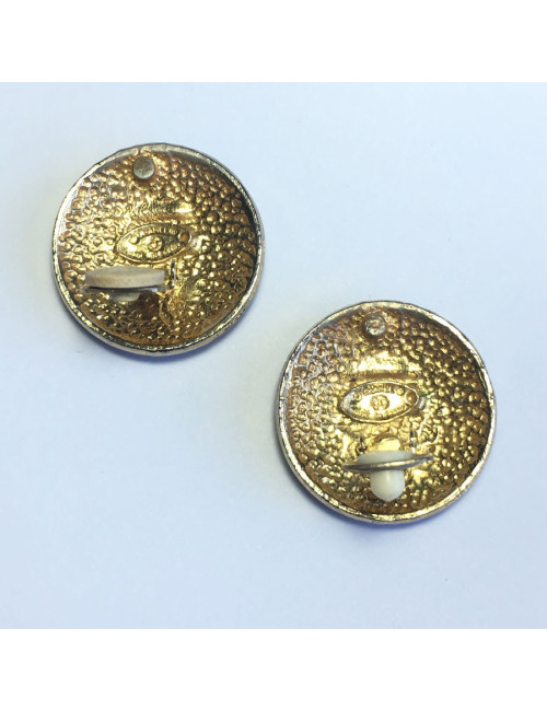 Boucles d'oreilles clips CHANEL vintage