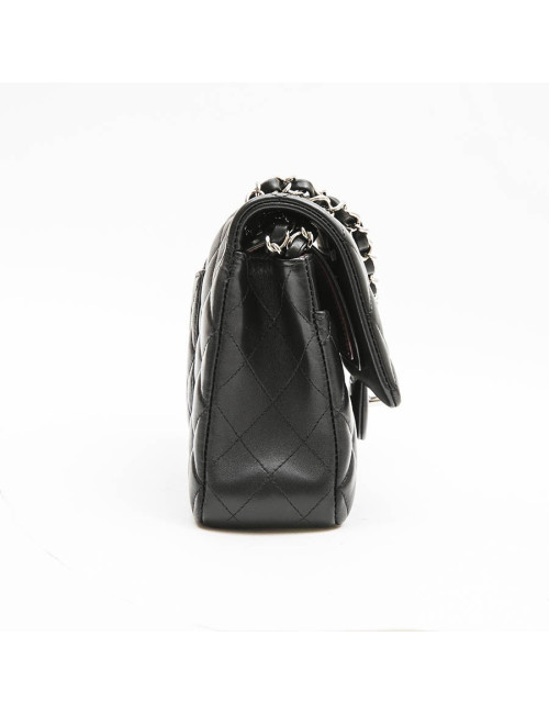 Sac CHANEL Timeless cuir d'agneau lisse noir