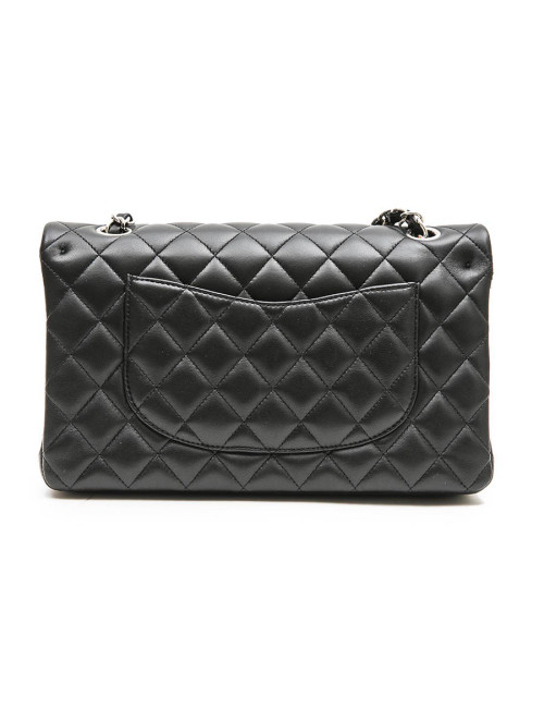 Sac CHANEL Timeless cuir d'agneau lisse noir