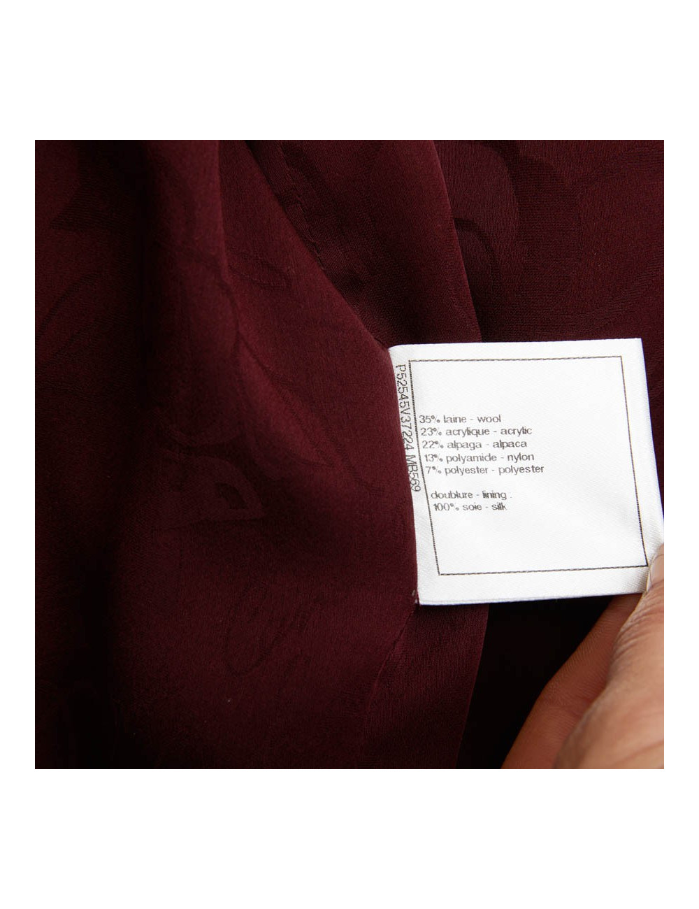 Veste CHANEL T38  en tweed a carreaux