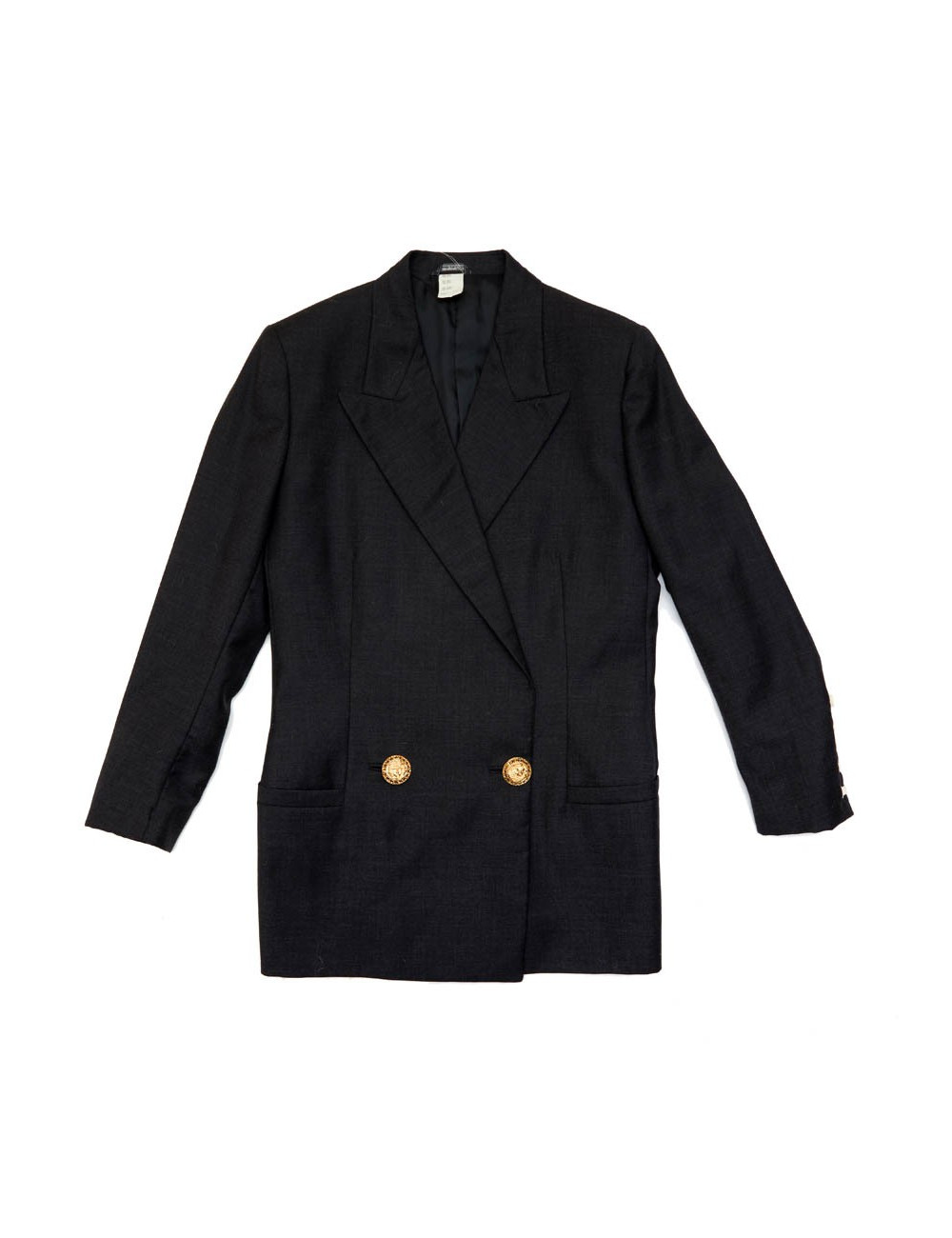 Blazer GIANNI VERSACE Couture en soie noire