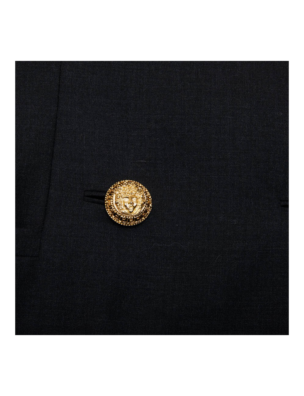 Blazer GIANNI VERSACE Couture en soie noire