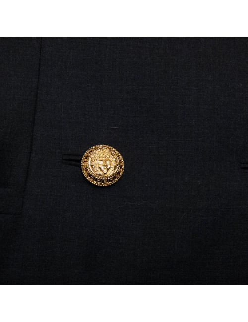 Blazer GIANNI VERSACE Couture en soie noire