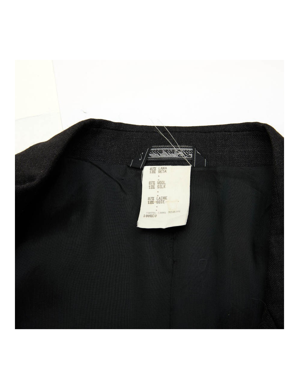 Blazer GIANNI VERSACE Couture en soie noire