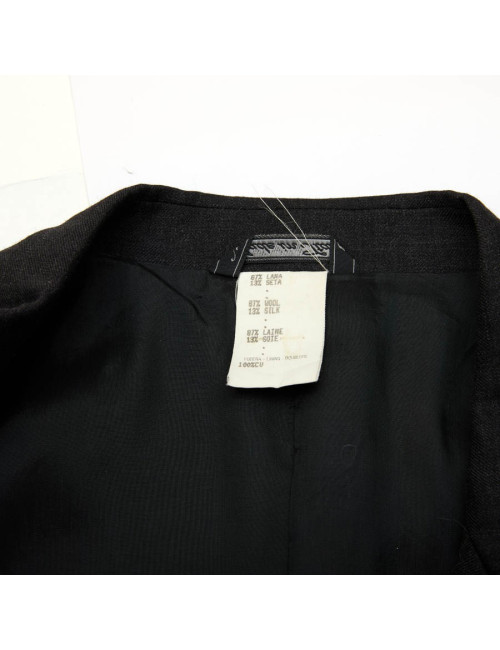 Blazer GIANNI VERSACE Couture en soie noire