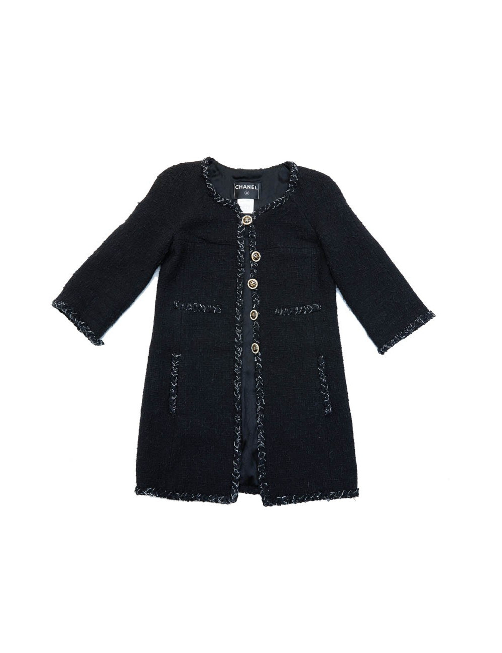 Veste CHANEL T 34 twedd noir 